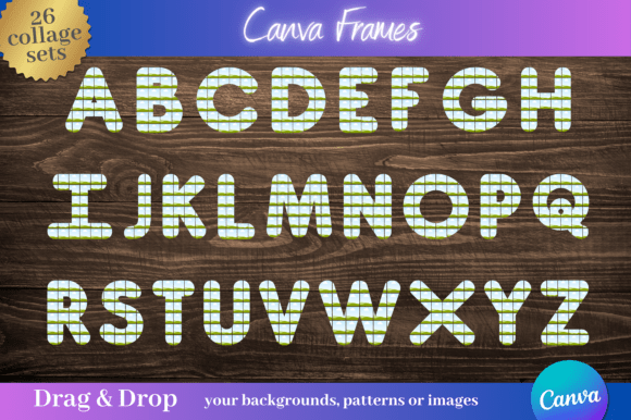 26 Alphabet Collage Canva Frames: A Creative Toolkit