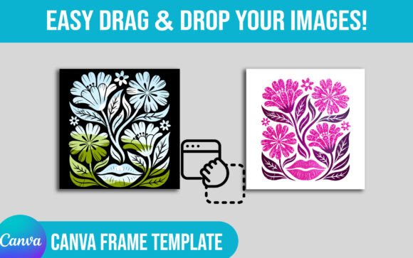 Boho Floral Frame Template: Elevate Your Creative Projects