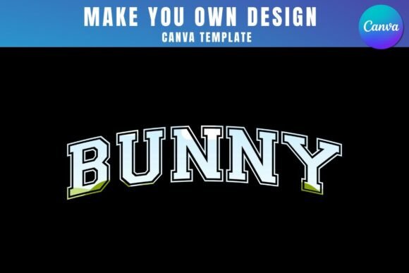 Bunny Canva Frame Template Design for Creators