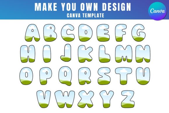 Canva Alphabet & Numbers Frame a-Z Pack: Your Template Solution