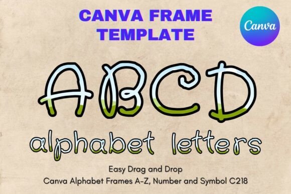 Canva Letters Frame Alphabet Template218: A Designer's First Look