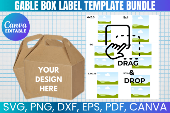 Craft Professional Party Favors with Gable Box Label Templates