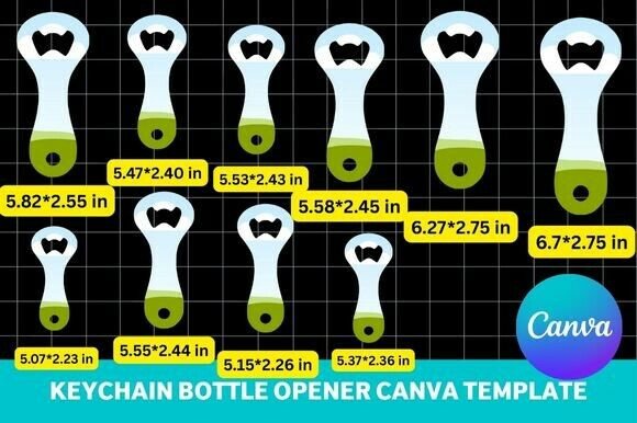 Design Custom Bottle Openers with a Canva Template Set