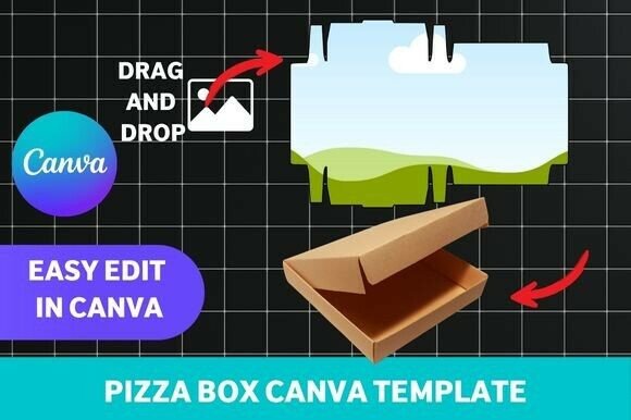 Design Professional Pizza Boxes with This Editable Canva Template