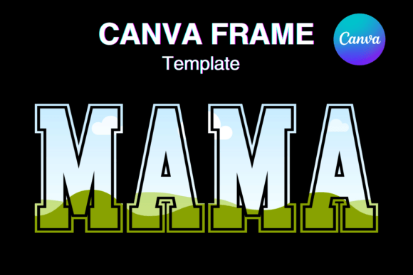 MAMA Canva Frame Template Varsity Sport2 for Dynamic Branding