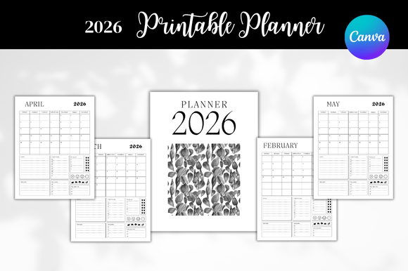 Master Your Year with the 2026 Planner Canva Template Editable