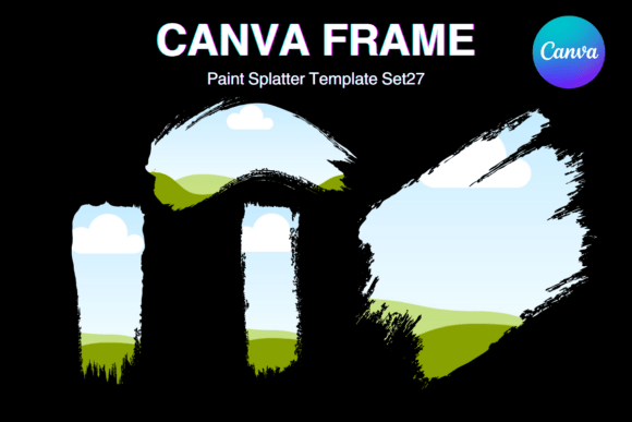 Paint Brush Brush Stroke Canva Frame_27: Your Next Creative Staple