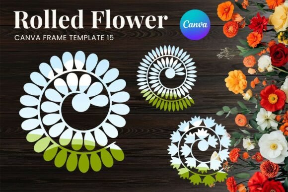 Transforming Projects with Rolled Paper Flower Canva Frame_15