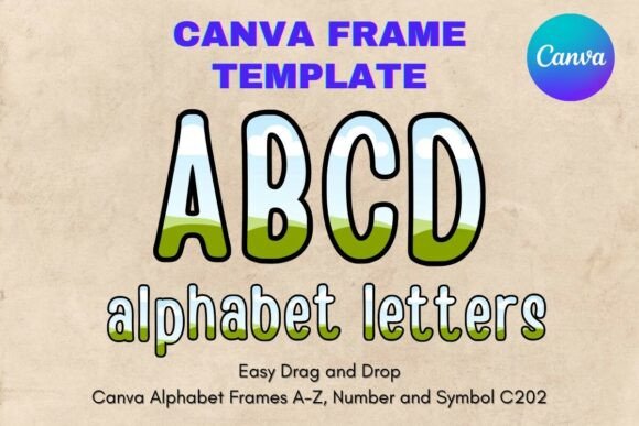 Unleash Your Creativity with Canva Letters Frame Alphabet Template202