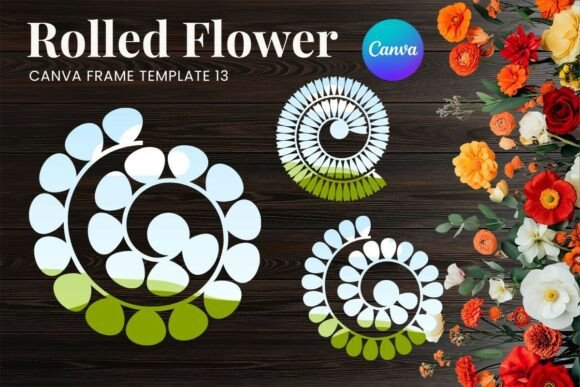 Unveiling the Rolled Paper Flower Canva Frame_13