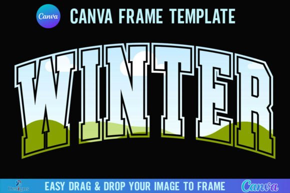 Winter Canva Frame Always Cold Season: Your Cozy Design Solution